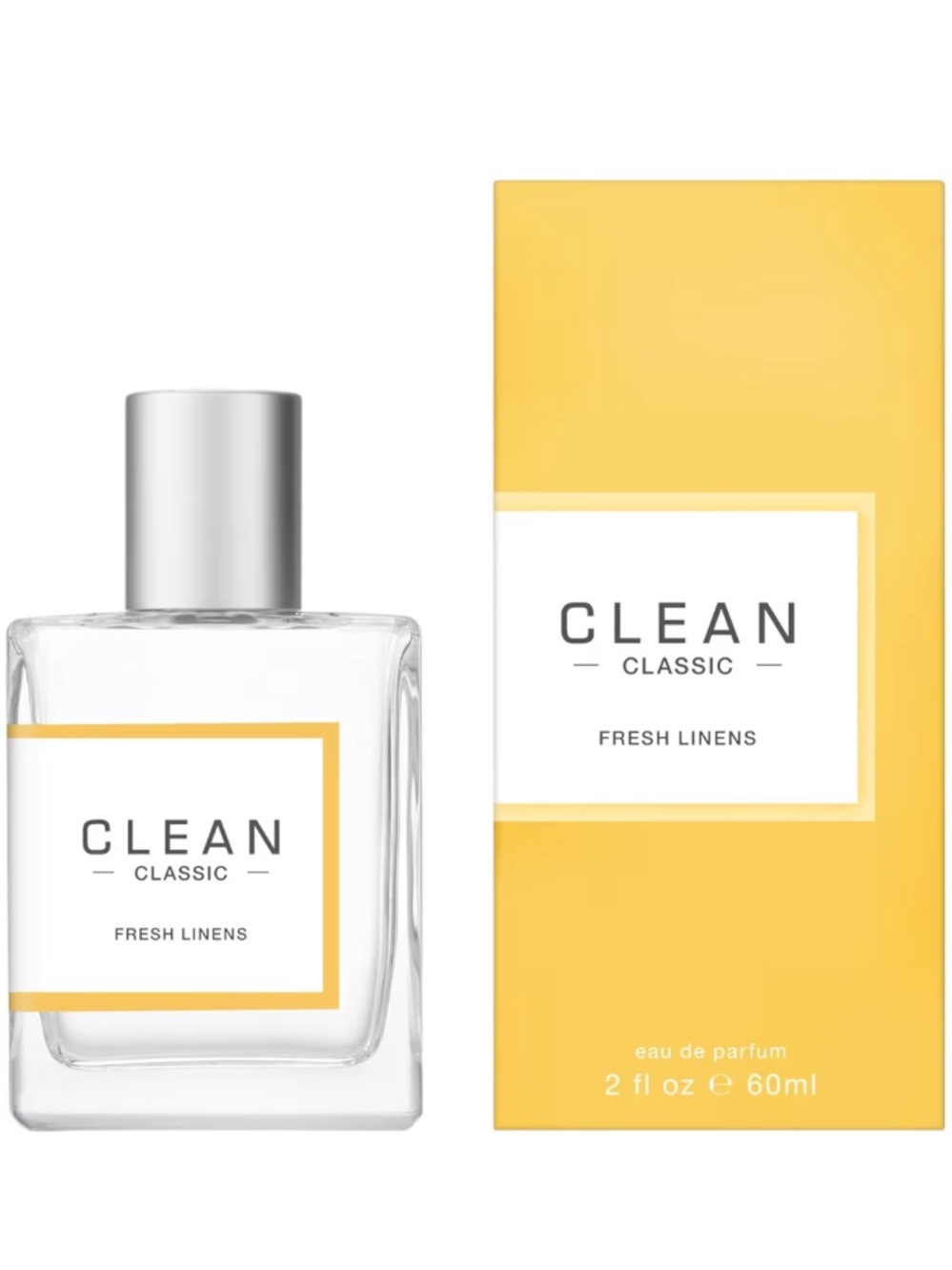 Clean Classic Fresh Linens $78 Perfume 2oz 60ml New Sealed